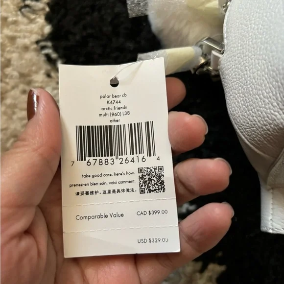 NWT Kate Spade Arctic Friends Polar Bear Crossbody - Picture 6 of 12